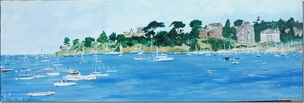 Côtes d’Armor, acrylique de Béhenne