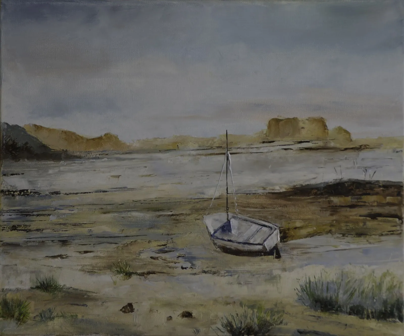 Marée basse, huile de Béhenne