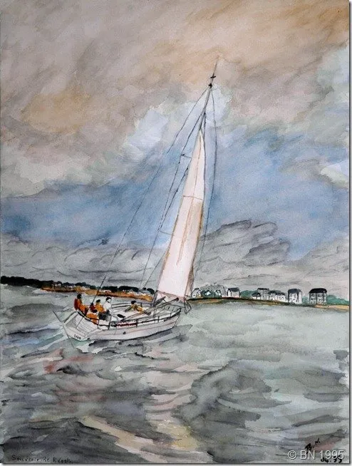 My sailor, aquarelle de Béhenne