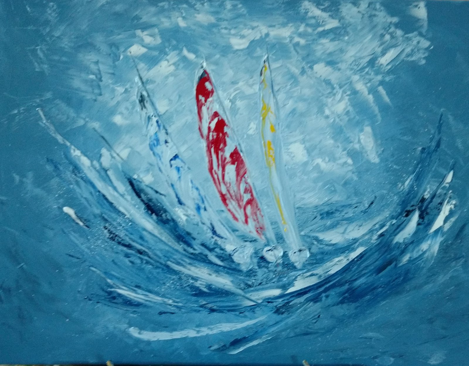 Régate dans la tempête