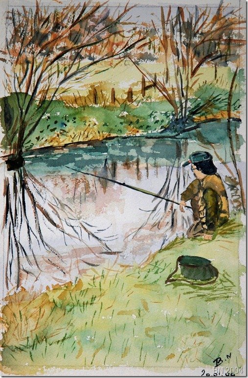 Le pêcheur au bord de l’eau