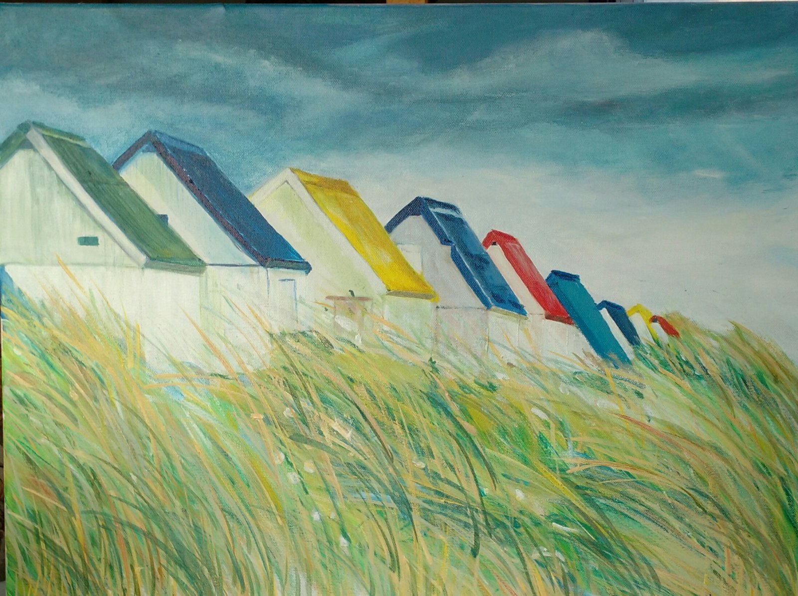 Cabanes de Gouville, à Gouville sur Mer