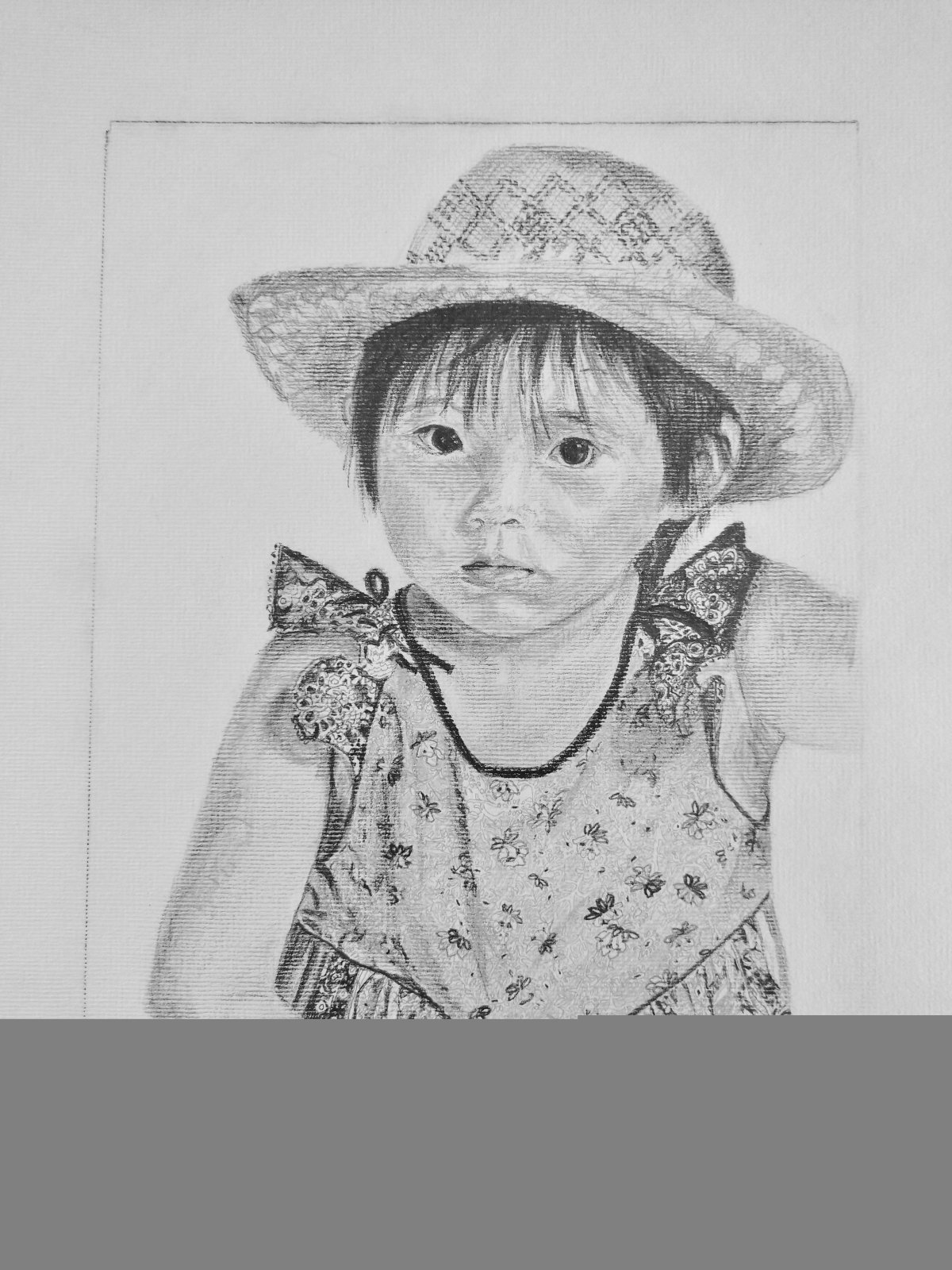 Petite fille au chapeau