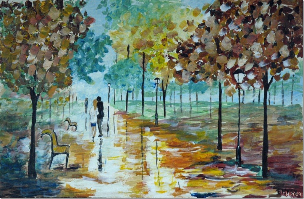 Ballade d’automne après la pluie