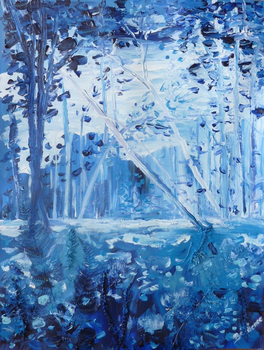 Blue forest