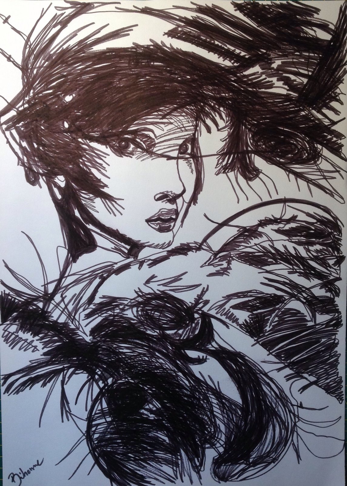D'un trait de crayon