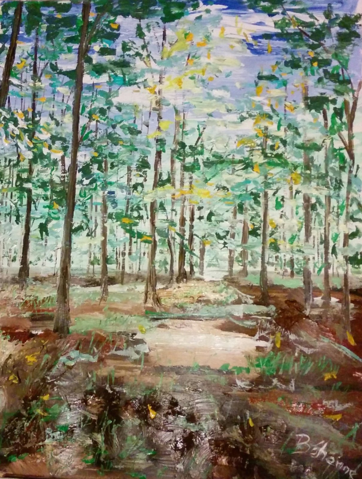 En revenant de la forêt