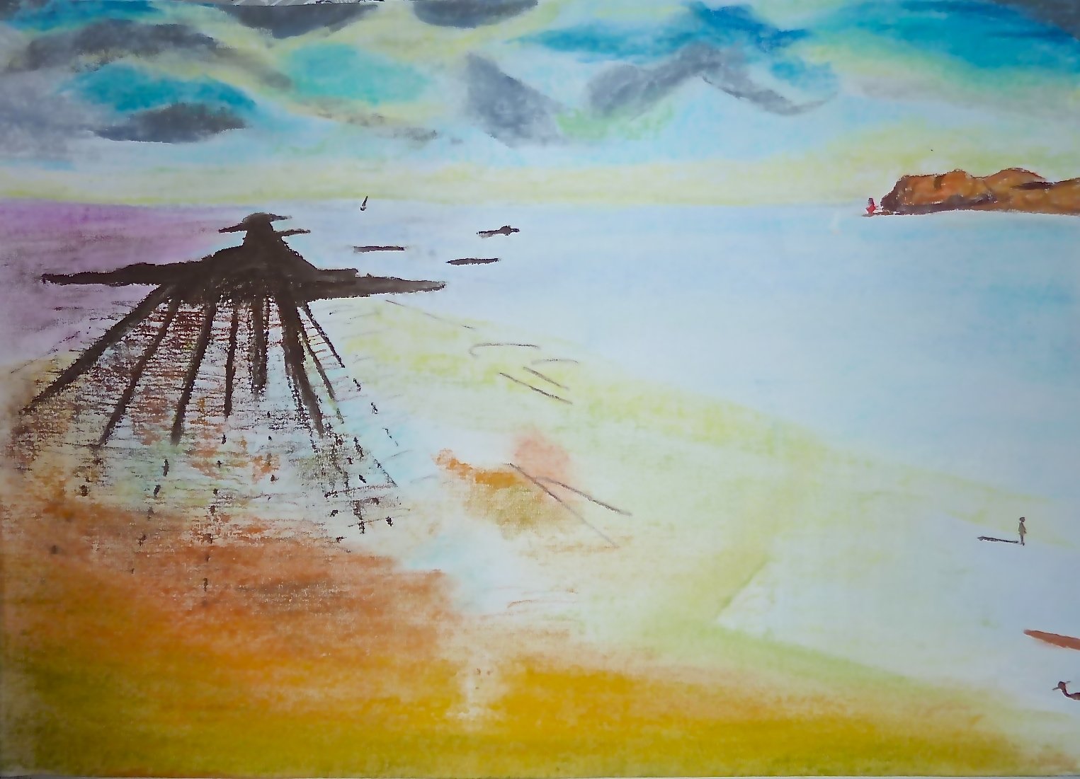 D'après dali, "la justice géologique".