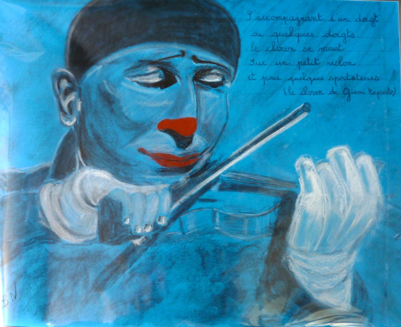 Le clown au violon